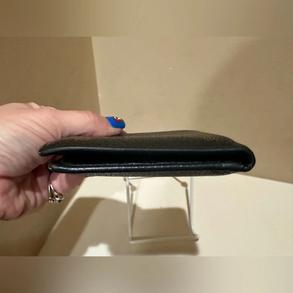 GUCCI Bee & Star Bifold Wallet Black leather